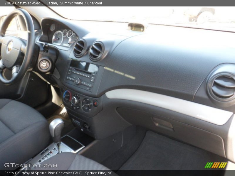 Summit White / Charcoal 2009 Chevrolet Aveo LT Sedan