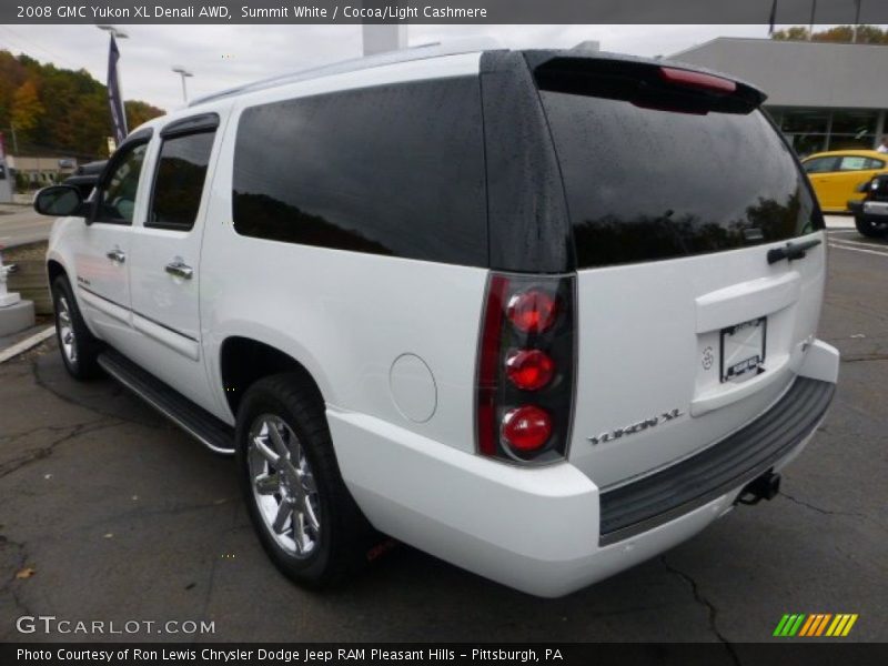 Summit White / Cocoa/Light Cashmere 2008 GMC Yukon XL Denali AWD