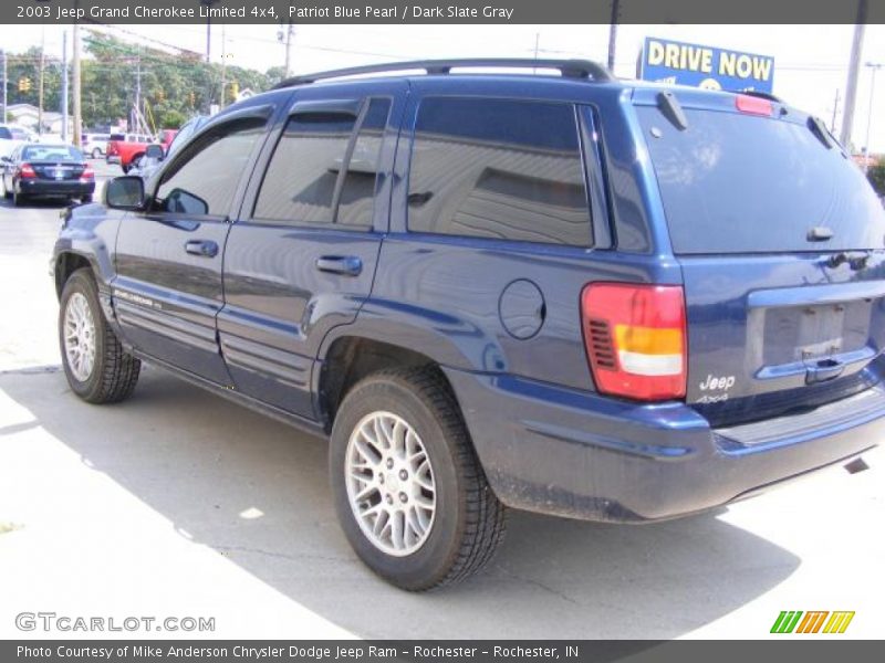 Patriot Blue Pearl / Dark Slate Gray 2003 Jeep Grand Cherokee Limited 4x4