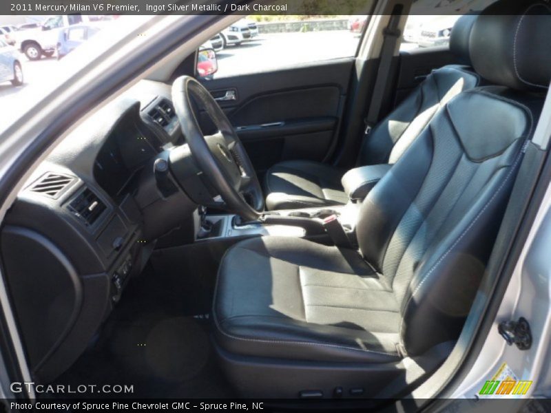 Ingot Silver Metallic / Dark Charcoal 2011 Mercury Milan V6 Premier