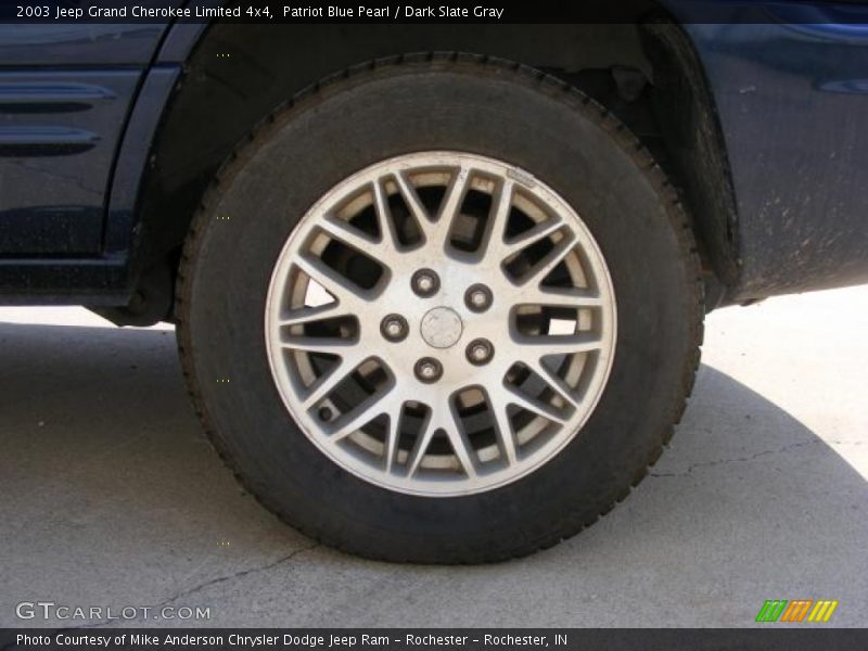 Patriot Blue Pearl / Dark Slate Gray 2003 Jeep Grand Cherokee Limited 4x4