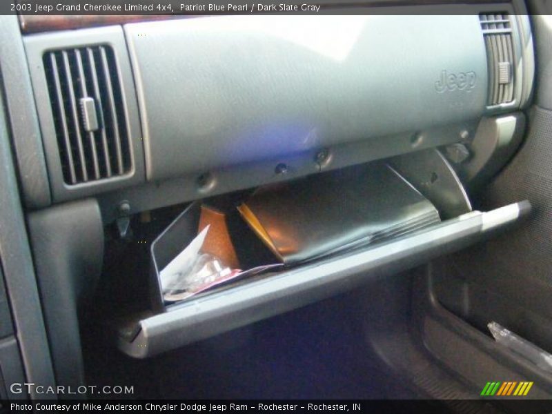 Patriot Blue Pearl / Dark Slate Gray 2003 Jeep Grand Cherokee Limited 4x4