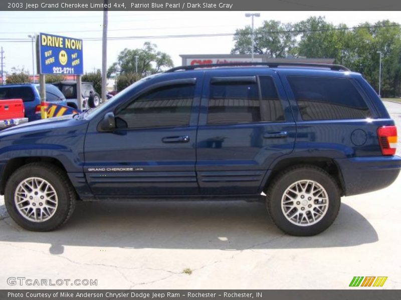 Patriot Blue Pearl / Dark Slate Gray 2003 Jeep Grand Cherokee Limited 4x4