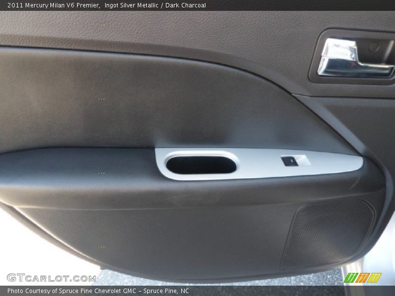 Ingot Silver Metallic / Dark Charcoal 2011 Mercury Milan V6 Premier
