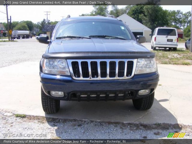 Patriot Blue Pearl / Dark Slate Gray 2003 Jeep Grand Cherokee Limited 4x4