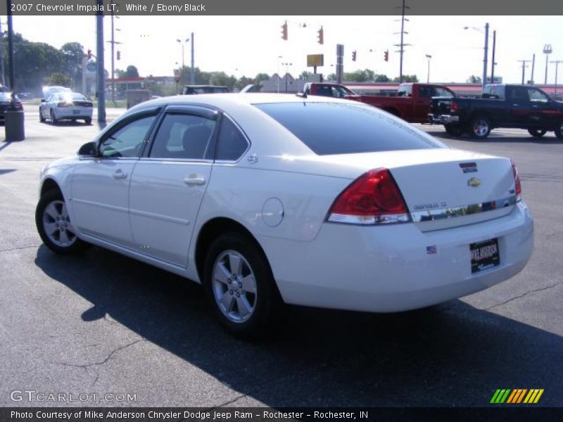 White / Ebony Black 2007 Chevrolet Impala LT