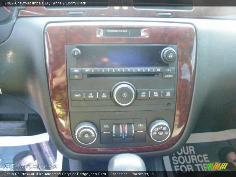 White / Ebony Black 2007 Chevrolet Impala LT