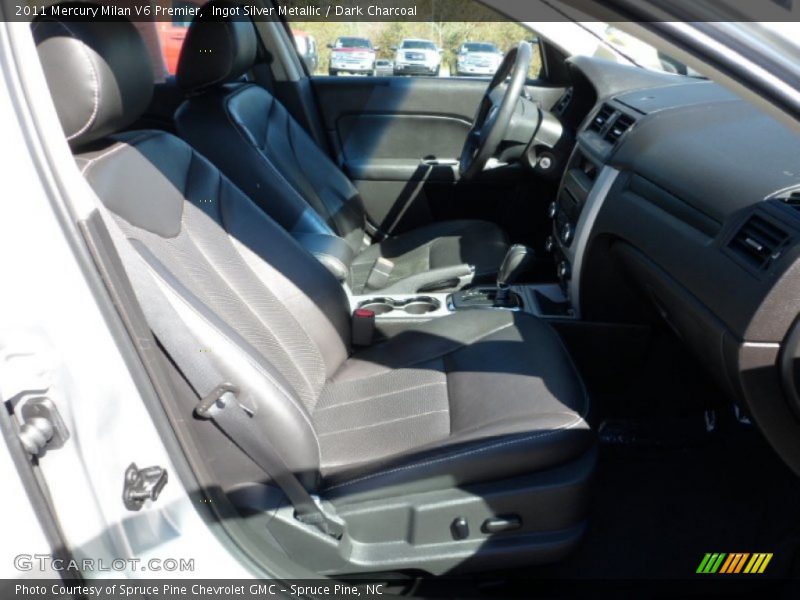 Ingot Silver Metallic / Dark Charcoal 2011 Mercury Milan V6 Premier