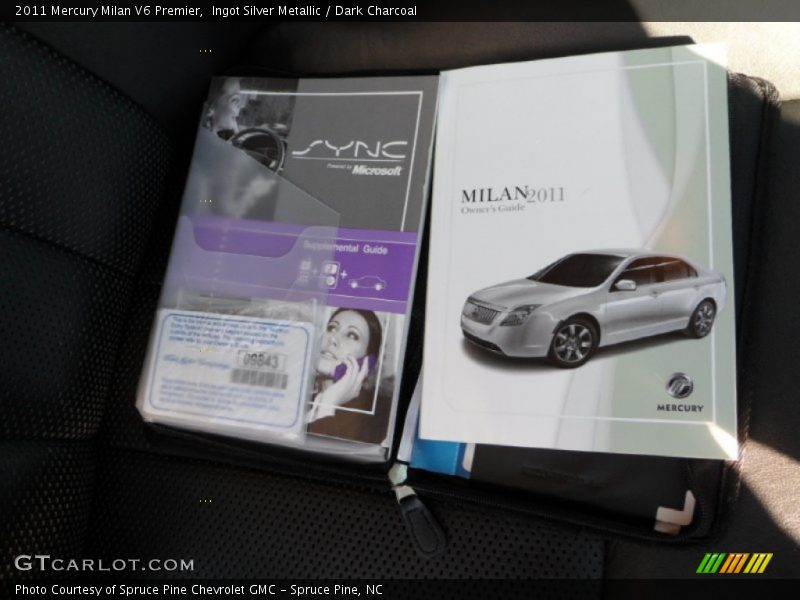 Ingot Silver Metallic / Dark Charcoal 2011 Mercury Milan V6 Premier