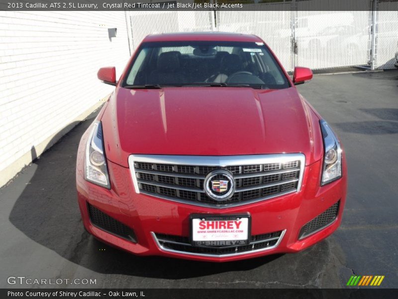 Crystal Red Tintcoat / Jet Black/Jet Black Accents 2013 Cadillac ATS 2.5L Luxury