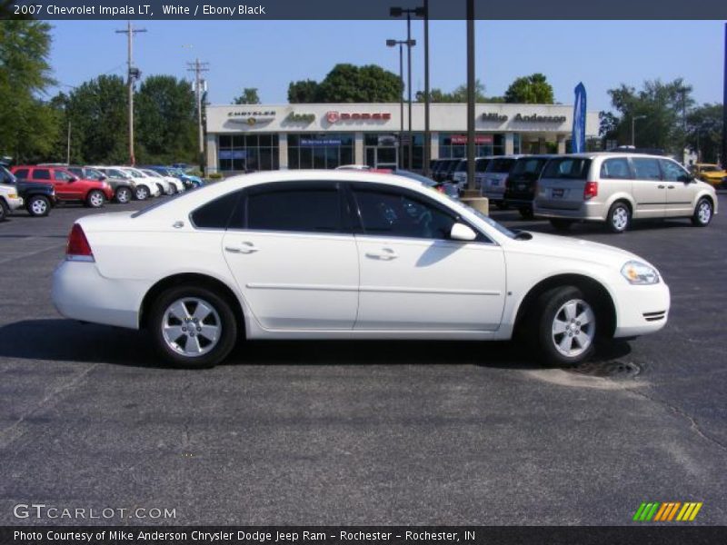 White / Ebony Black 2007 Chevrolet Impala LT