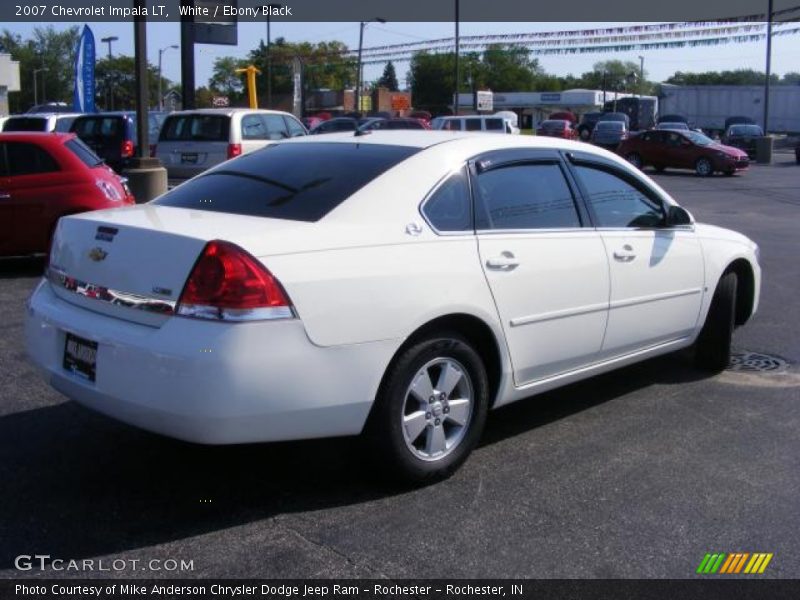 White / Ebony Black 2007 Chevrolet Impala LT