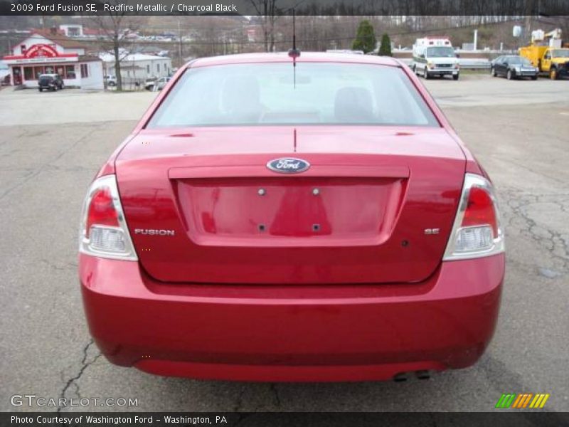 Redfire Metallic / Charcoal Black 2009 Ford Fusion SE