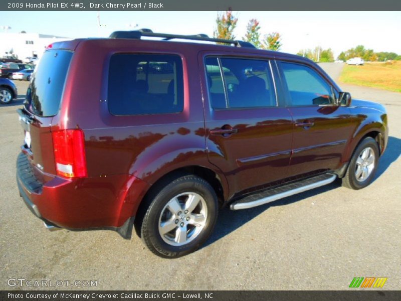 Dark Cherry Pearl / Black 2009 Honda Pilot EX 4WD