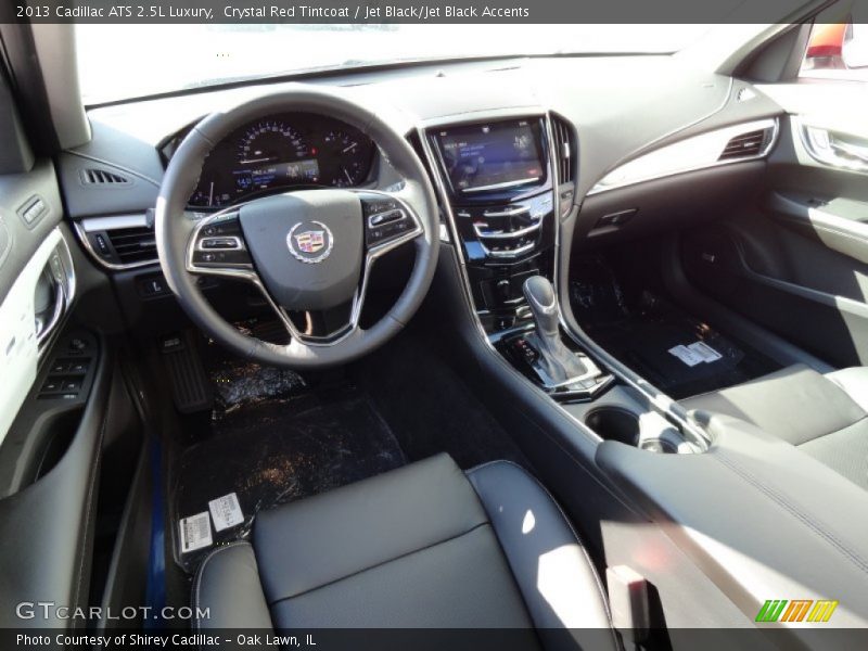 Crystal Red Tintcoat / Jet Black/Jet Black Accents 2013 Cadillac ATS 2.5L Luxury