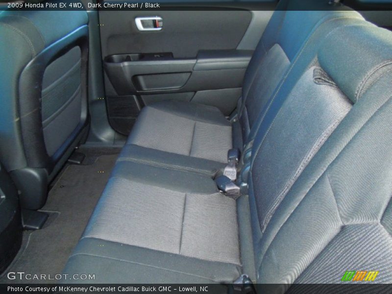 Dark Cherry Pearl / Black 2009 Honda Pilot EX 4WD