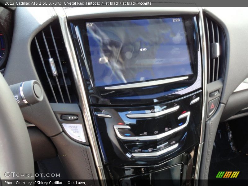 Crystal Red Tintcoat / Jet Black/Jet Black Accents 2013 Cadillac ATS 2.5L Luxury
