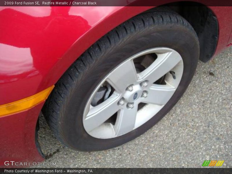 Redfire Metallic / Charcoal Black 2009 Ford Fusion SE