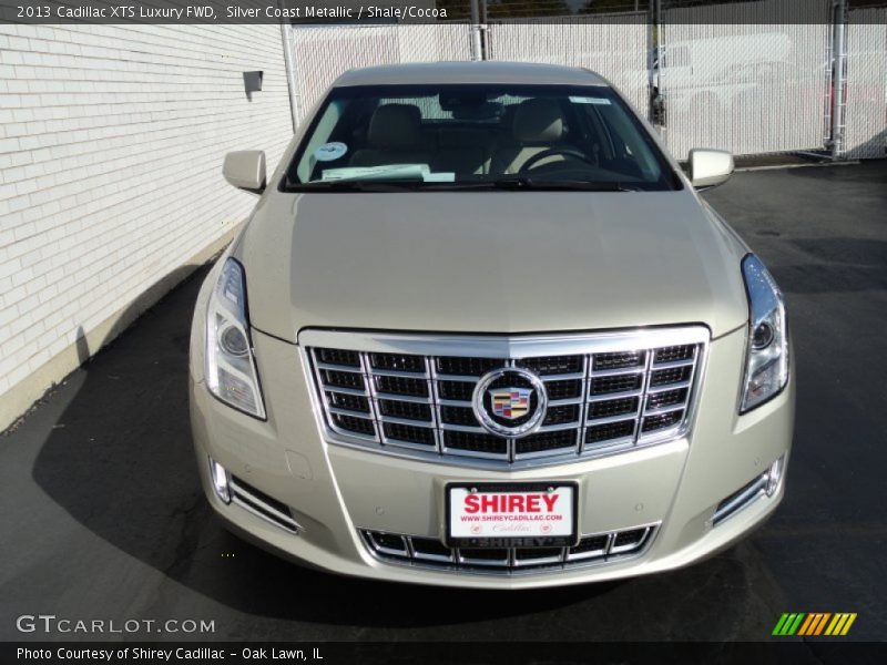 Silver Coast Metallic / Shale/Cocoa 2013 Cadillac XTS Luxury FWD