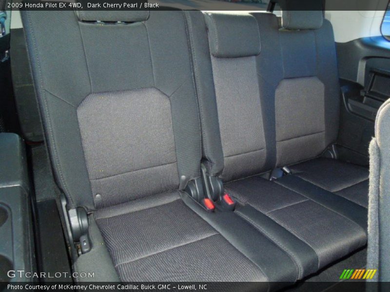 Dark Cherry Pearl / Black 2009 Honda Pilot EX 4WD