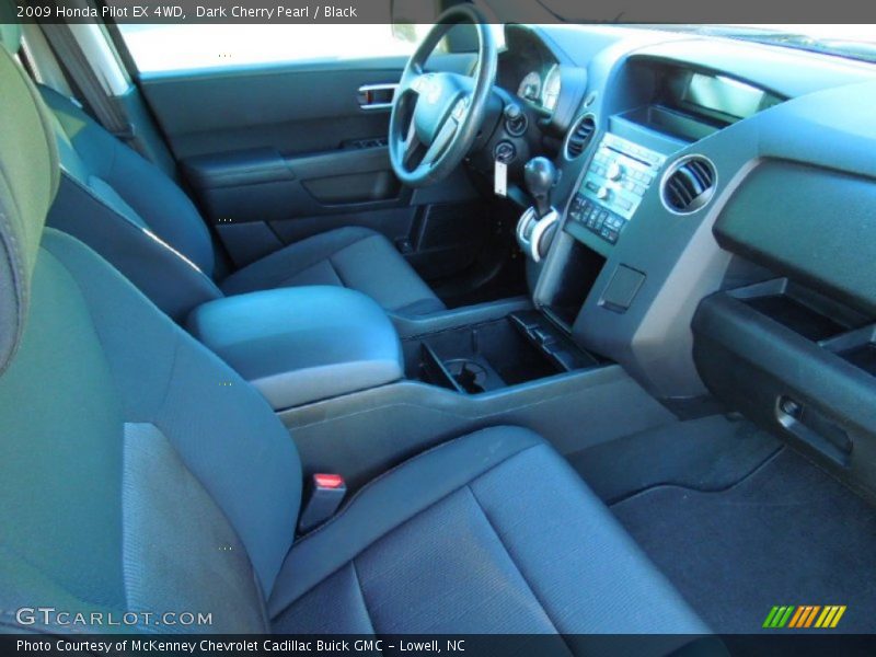 Dark Cherry Pearl / Black 2009 Honda Pilot EX 4WD