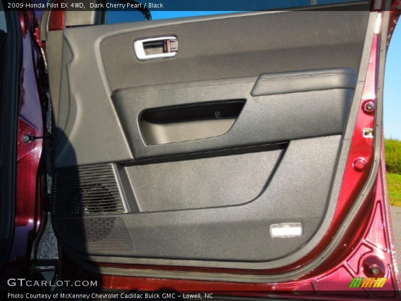 Dark Cherry Pearl / Black 2009 Honda Pilot EX 4WD