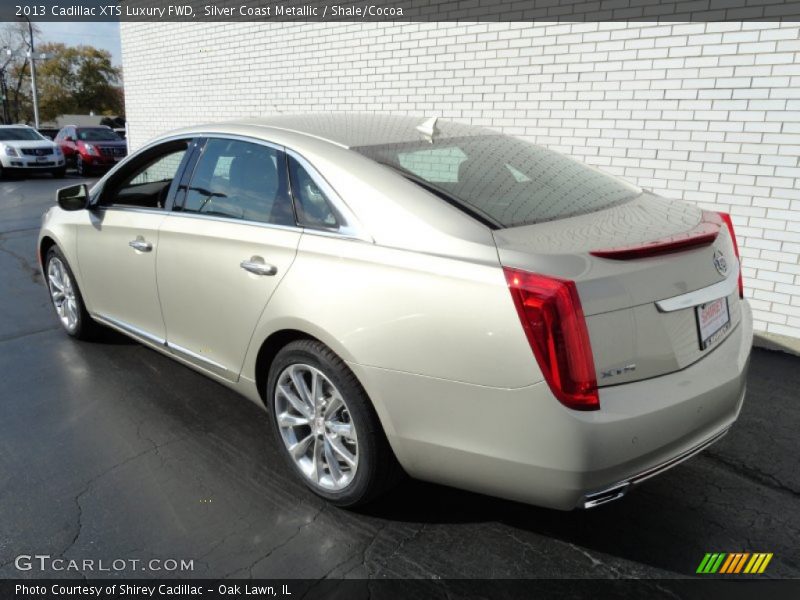 Silver Coast Metallic / Shale/Cocoa 2013 Cadillac XTS Luxury FWD