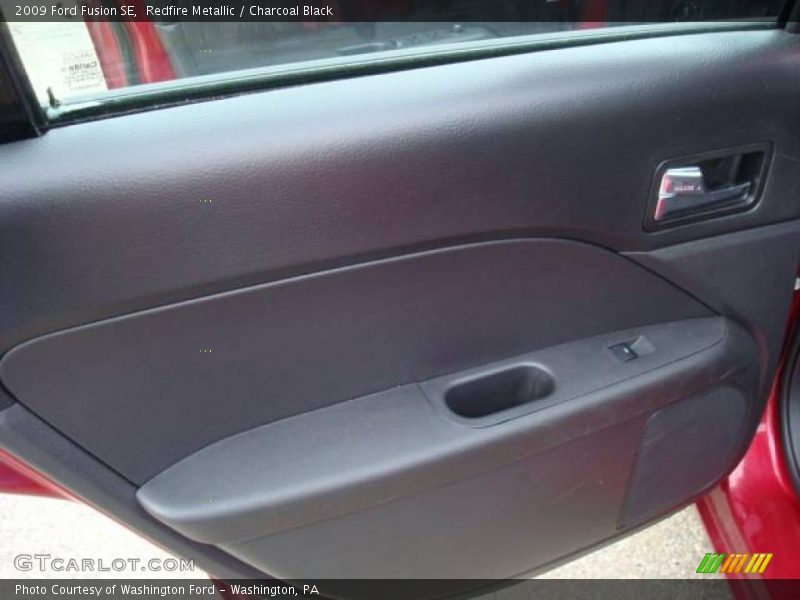 Redfire Metallic / Charcoal Black 2009 Ford Fusion SE