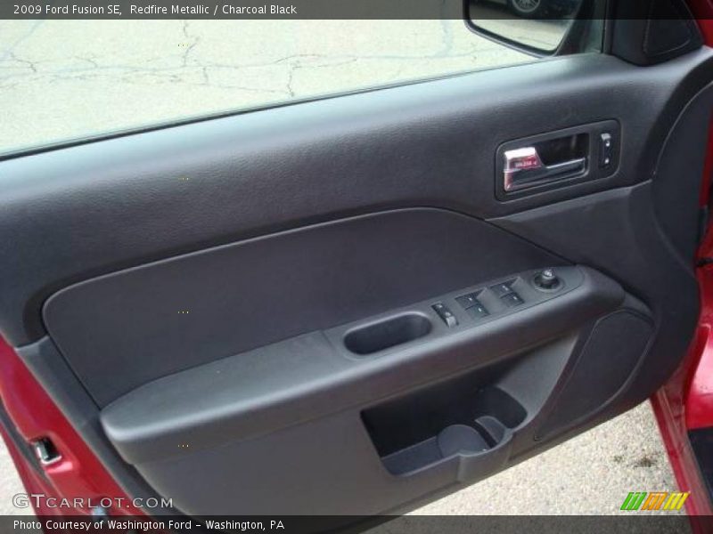 Redfire Metallic / Charcoal Black 2009 Ford Fusion SE