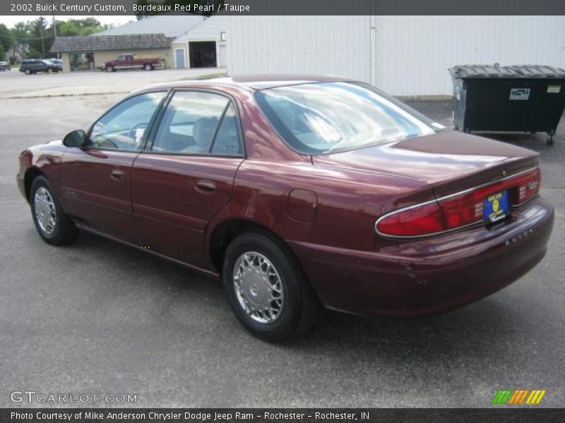 Bordeaux Red Pearl / Taupe 2002 Buick Century Custom