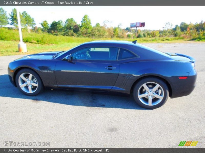 Blue Ray Metallic / Gray 2013 Chevrolet Camaro LT Coupe