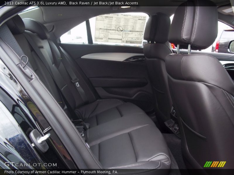 Black Raven / Jet Black/Jet Black Accents 2013 Cadillac ATS 3.6L Luxury AWD