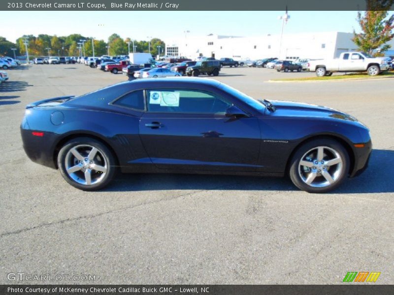 Blue Ray Metallic / Gray 2013 Chevrolet Camaro LT Coupe