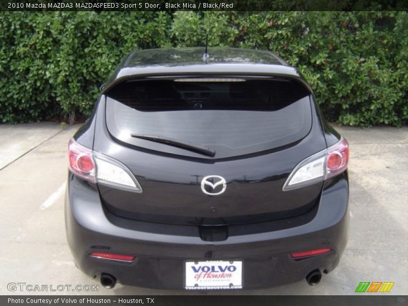 Black Mica / Black/Red 2010 Mazda MAZDA3 MAZDASPEED3 Sport 5 Door