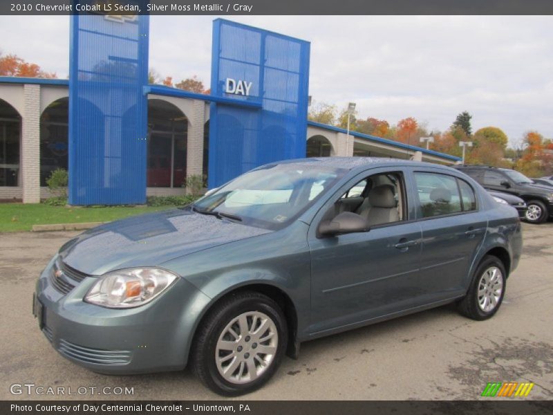 Silver Moss Metallic / Gray 2010 Chevrolet Cobalt LS Sedan