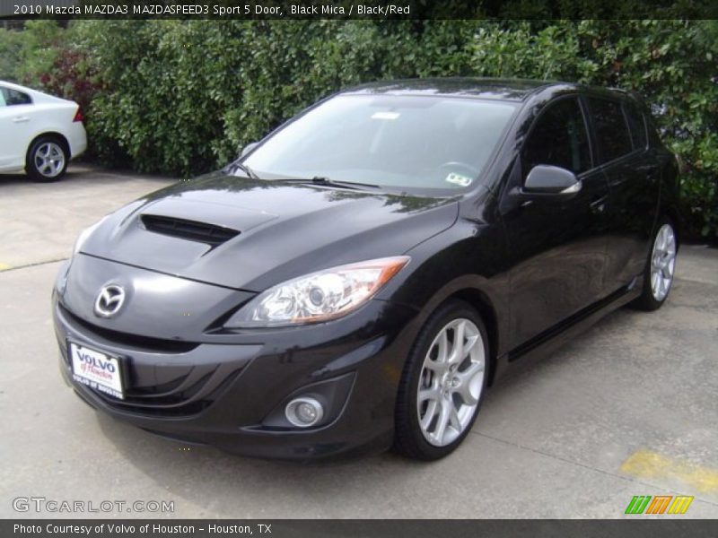 Black Mica / Black/Red 2010 Mazda MAZDA3 MAZDASPEED3 Sport 5 Door