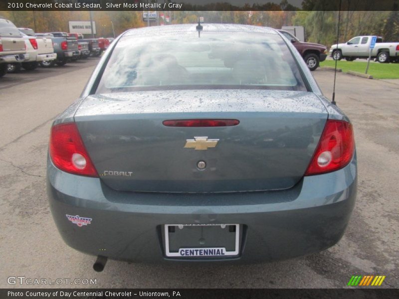 Silver Moss Metallic / Gray 2010 Chevrolet Cobalt LS Sedan