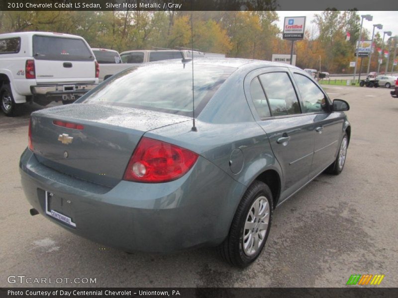Silver Moss Metallic / Gray 2010 Chevrolet Cobalt LS Sedan