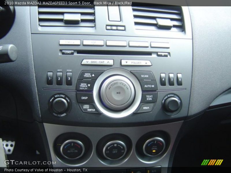 Controls of 2010 MAZDA3 MAZDASPEED3 Sport 5 Door