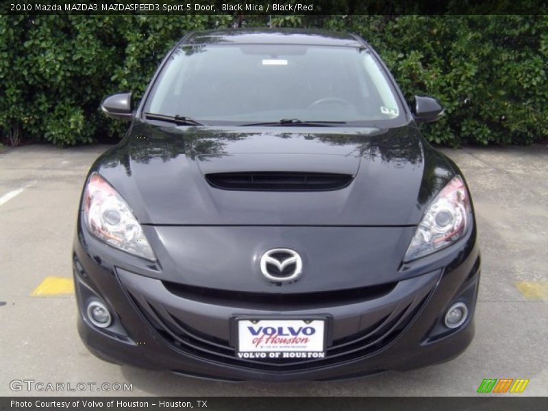Black Mica / Black/Red 2010 Mazda MAZDA3 MAZDASPEED3 Sport 5 Door