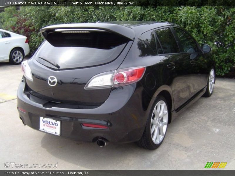 Black Mica / Black/Red 2010 Mazda MAZDA3 MAZDASPEED3 Sport 5 Door