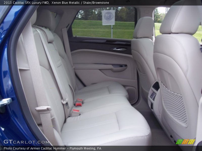 Xenon Blue Metallic / Shale/Brownstone 2013 Cadillac SRX Luxury FWD