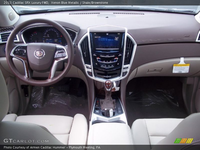 Xenon Blue Metallic / Shale/Brownstone 2013 Cadillac SRX Luxury FWD