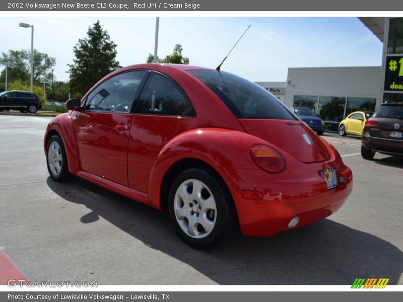 Red Uni / Cream Beige 2002 Volkswagen New Beetle GLS Coupe