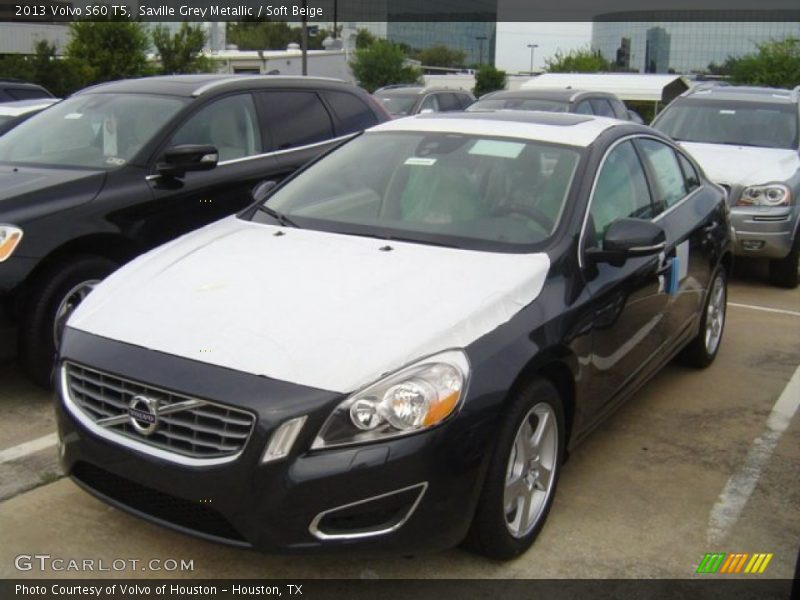 Saville Grey Metallic / Soft Beige 2013 Volvo S60 T5