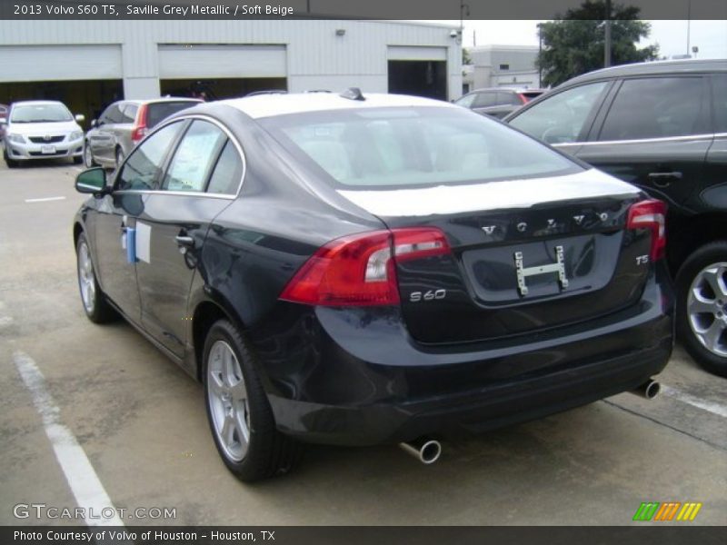 Saville Grey Metallic / Soft Beige 2013 Volvo S60 T5