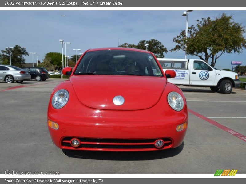 Red Uni / Cream Beige 2002 Volkswagen New Beetle GLS Coupe