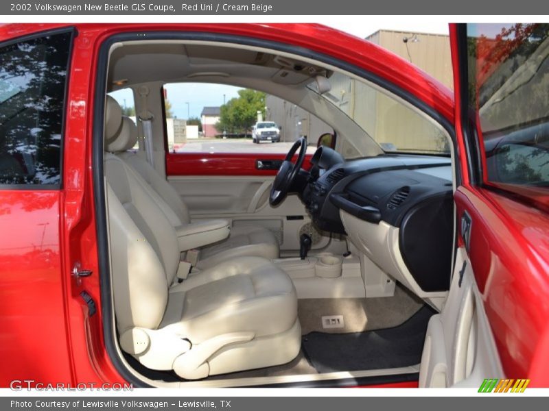 Red Uni / Cream Beige 2002 Volkswagen New Beetle GLS Coupe