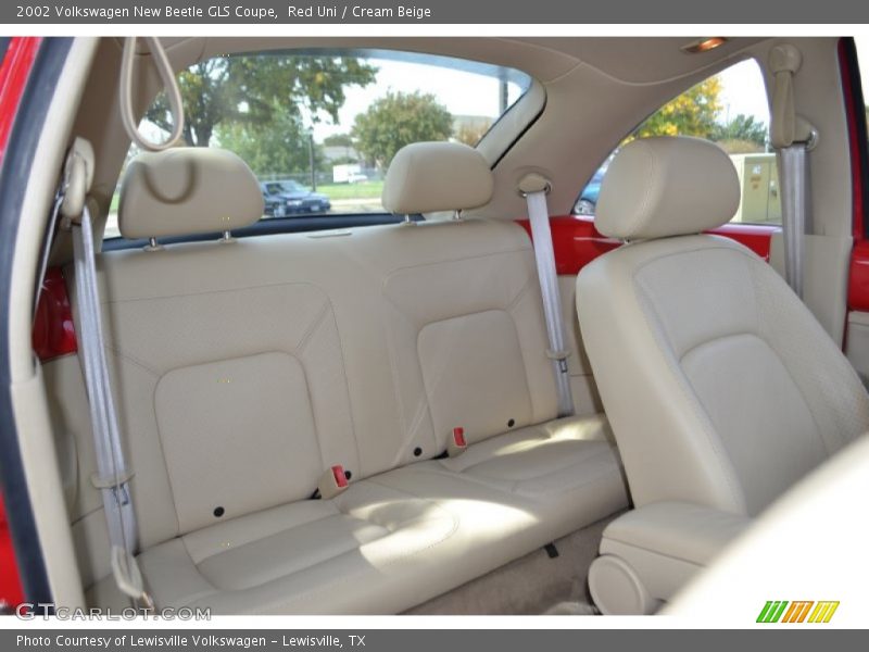 Red Uni / Cream Beige 2002 Volkswagen New Beetle GLS Coupe
