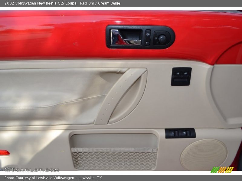 Red Uni / Cream Beige 2002 Volkswagen New Beetle GLS Coupe
